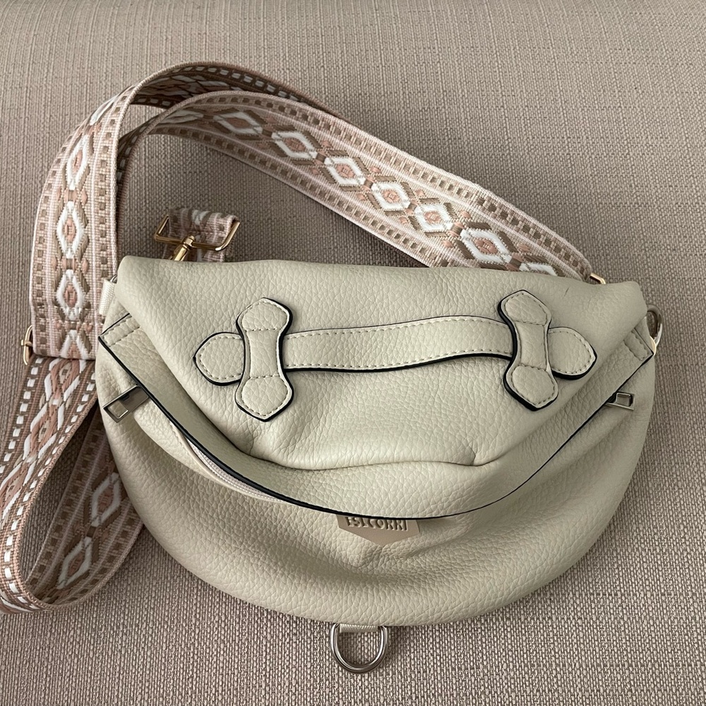 Cream Crossbody Bag